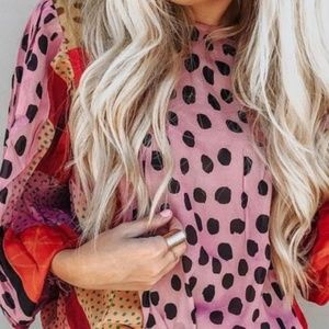 eclectic peasant blouse